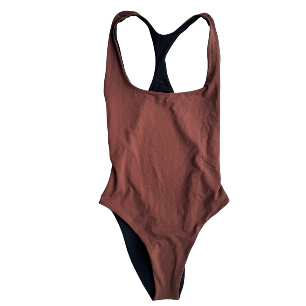 Bond Eye Eden Reversible One Piece in Black/Arabica | M/L NWT - Picture 2 of 7